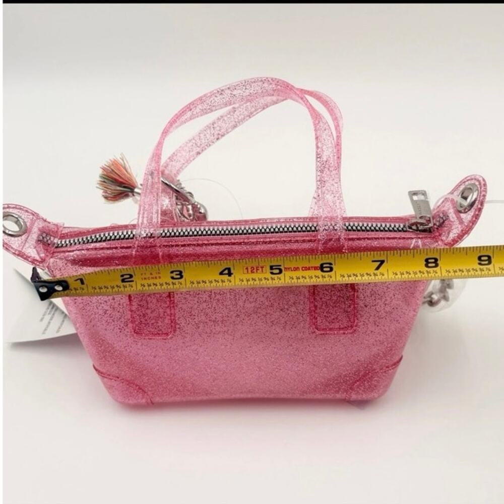 *NWT* Mini Glitter Jelly Bag Madden Girl - Pink - Picture 6 of 8